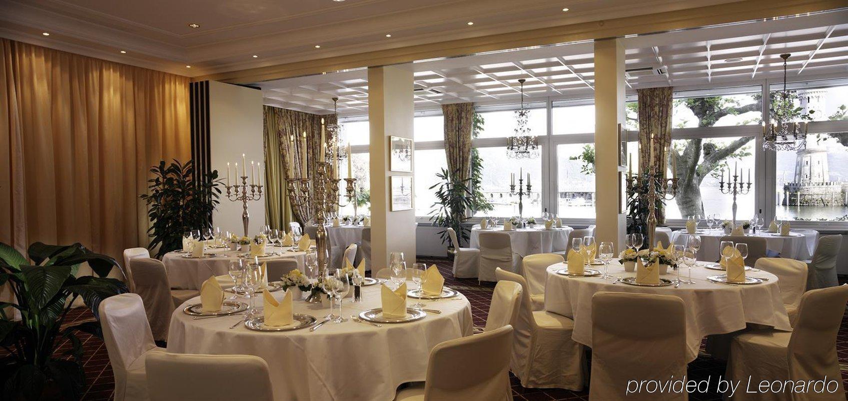 ホテル バイエリッシャー ホフ リンダウ レストラン 写真 The interior of the restaurant
